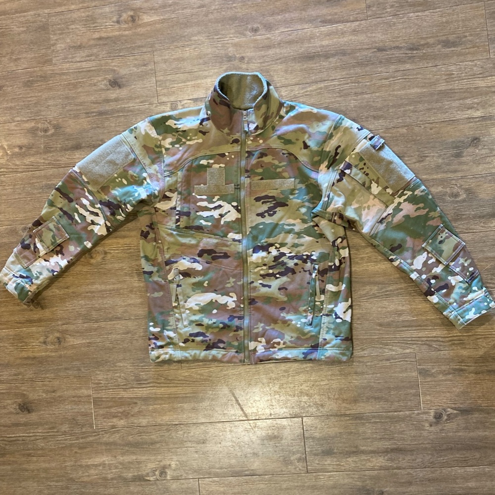 Multicam US Military MASSIF Elements Jacket, Flame Resistant, Size Large Regular